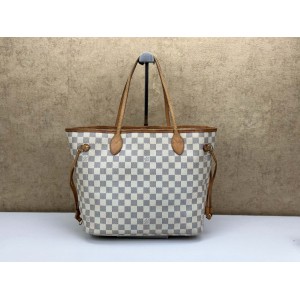 LOUIS VUITTON N51107 NEVERFULL MM DAMIER AZUR